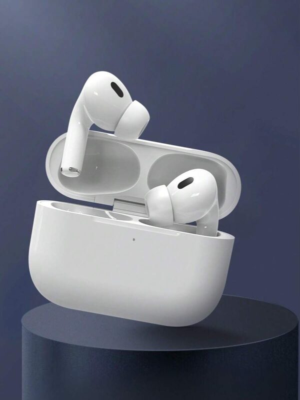 White Wireless Earbuds – Bluetooth 5.3, Deep Bass, ENC Mic, 30H Playtime